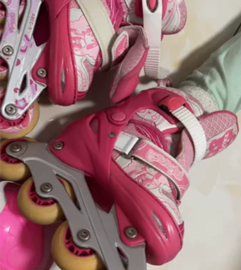 巴拉巴拉小魔仙溜冰鞋儿童轮滑鞋女童直排轮滑...