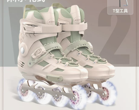 斯威W2轮滑鞋成人专业旱冰鞋女男成年直排轮...