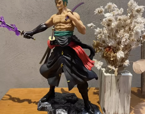 包邮出高品质 海贼王GK阎魔扛刀索隆手办超...