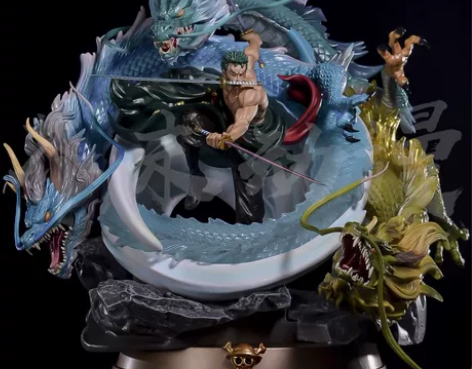 DM翻模三龙索隆海贼王手办刚买还不到一星期...