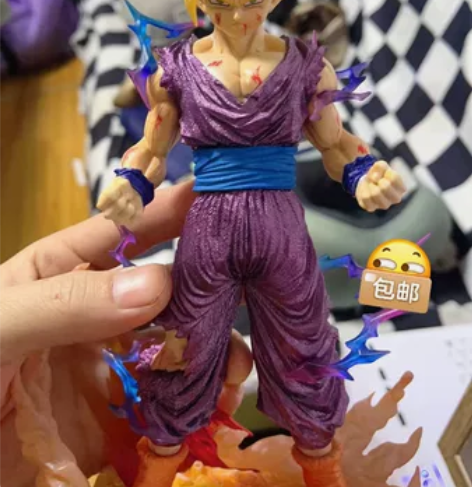 【超大】七龙珠Z超二孙悟饭GK模型摆件  ...
