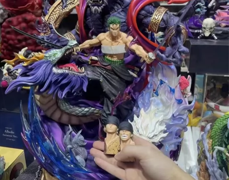 海贼王地狱之王索隆模玩摆件手办路飞海贼王生...