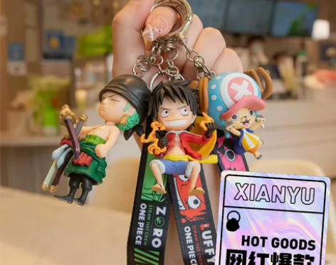 正版海贼王钥匙扣手办 仅拆盒确认过款，未曾...