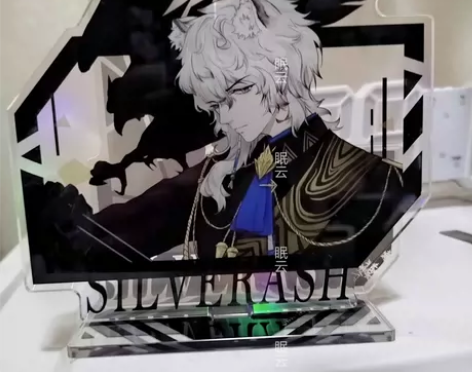 【五十团】预售非现货银灰同人立牌双插镭射明...