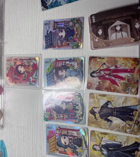 天官赐福卡游 包邮 出厂瑕 q版谢怜灵文慕...