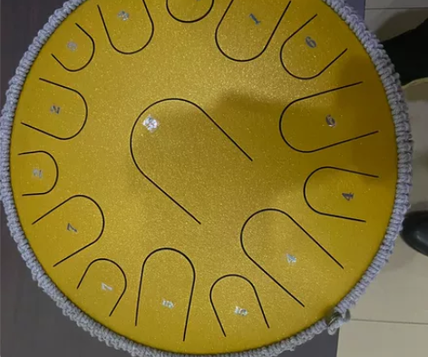 14寸15音空灵鼓 带乐谱 鼓槌 鼓包 原...