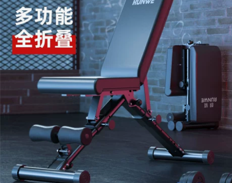 ?朗威健身椅哑铃凳家用多功能仰卧起坐板腹肌...