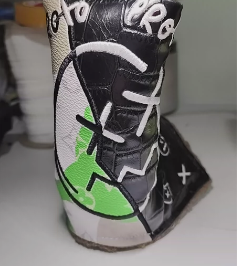 转瑕疵一字推 高尔夫杆头套帽套保护套 字母...