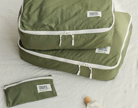 布艺超轻旅行出差鞋子衣服收纳袋防水多功能便...