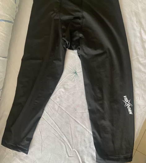 维动篮球紧身裤运动训练长裤男七分高弹力健身...