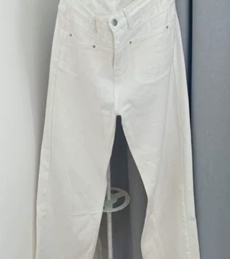 99新全棉牛仔裤，纯白色 可运动可时尚，欢...