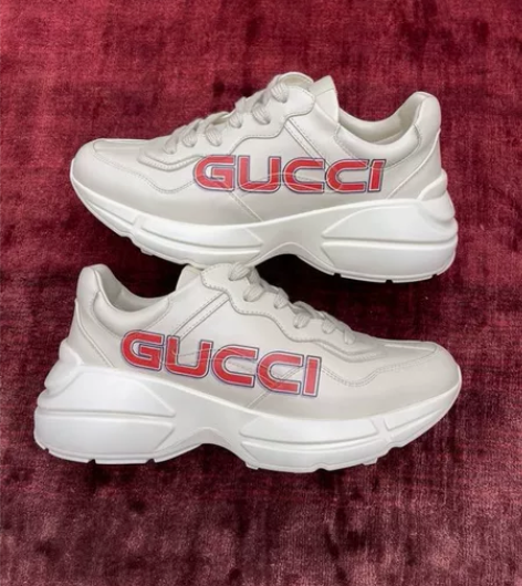 正品全新 Gucci男女同款 轻盈舒适系带...