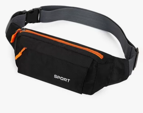 多功能腰包男士帆布运动跑步手机腰带包胸女潮...