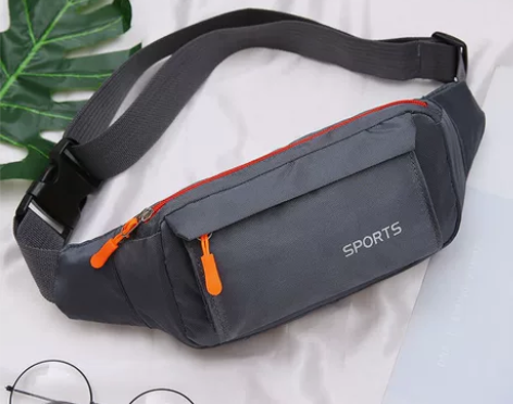 10元包邮！多功能腰包男士帆布运动跑步手机...