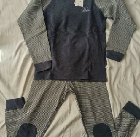 小马嘟比德绒双面保暖内衣套装，160尺码，...