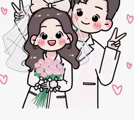 【拍一赠一～当天出图～】Q版手绘头像自画像...