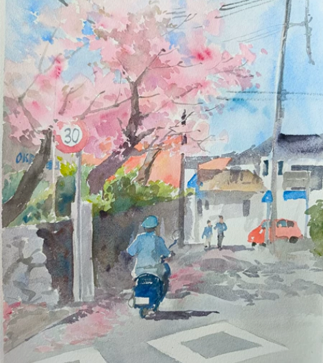 【水彩风景】来图定制 一般质量 8开大小5...