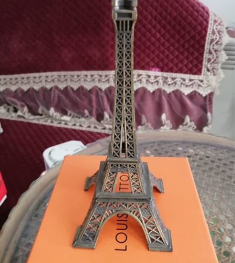 欧式摆件巴黎埃菲尔铁塔模型家居装饰品北欧金...