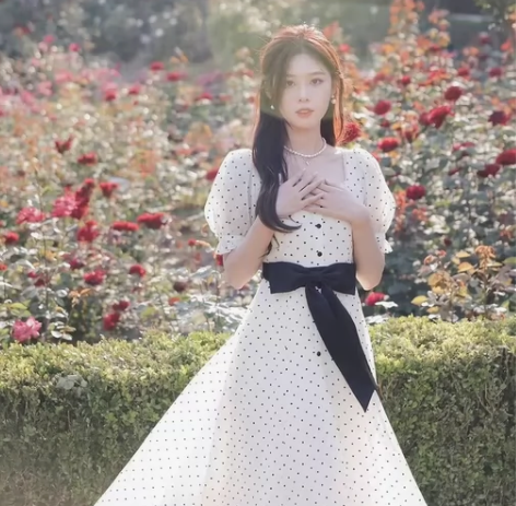 玛克茜妮白色波点连衣裙，s码，定制版，衣服...