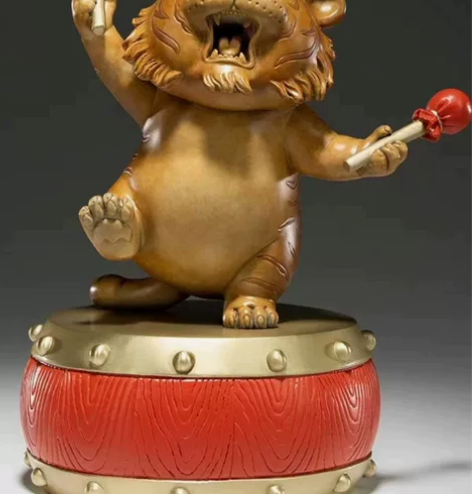 铜师傅 铜摆件《得胜虎》纯铜工艺品 书房卧...