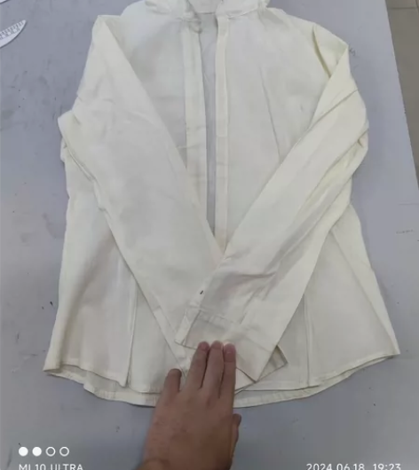 女白坯布衬衫学生制作些许瑕疵 40元5元面...