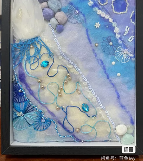 面料二次再造 面料二次改造～羊毛毡 20*...