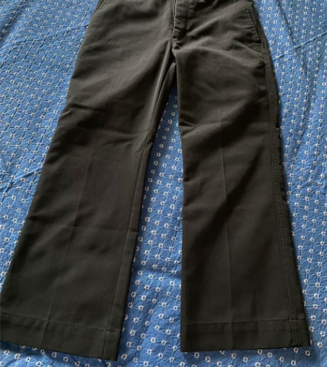 优衣库 U系列黑灰色长裤 洗一穿一，150...