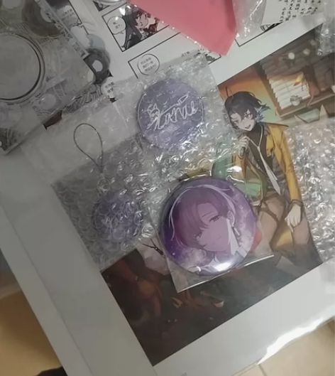 ［出］彩虹社叶 生日吧唧挂件 22knkn...