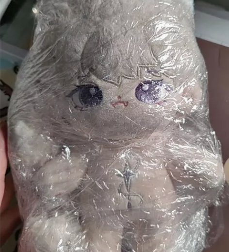 屿雾棉花娃娃无属性有骨有大尾巴全新未rua...