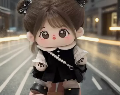 棉花娃娃20cm小晕女娃衣公仔玩偶超便宜棉...