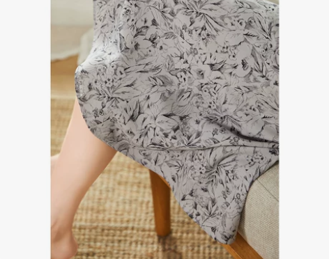 乄简漫 艺术铅笔画印花半身裙 夏季遮肉显高...