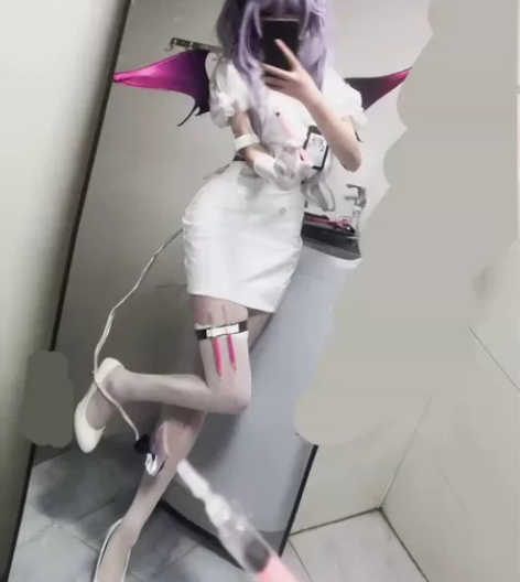 悠窝窝刻晴护士同人cos服s m可穿 有内...