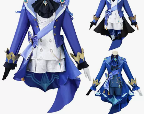 漫路人原神cos服水神芙卡洛斯枫丹芙宁娜c...
