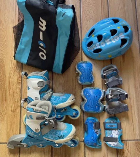 轮滑鞋旱冰鞋瑞士micro迈古轮滑鞋 儿童...