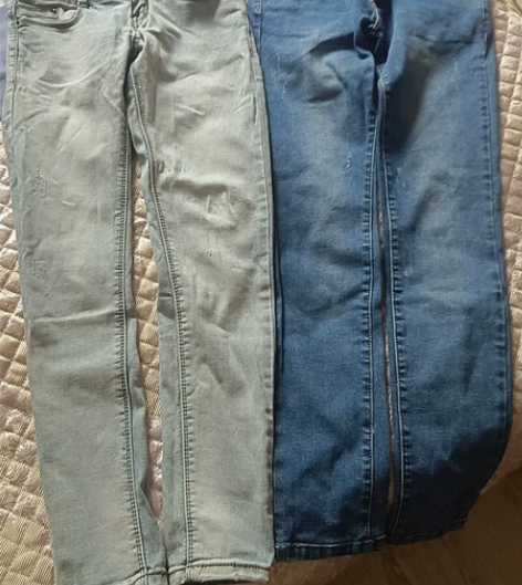 铅笔裤牛仔女裤。适合75斤至92斤左右可穿...