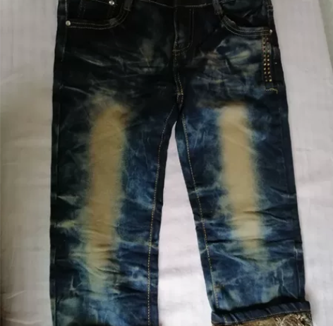 七分裤牛仔裤   28腰围 适合100的宝...