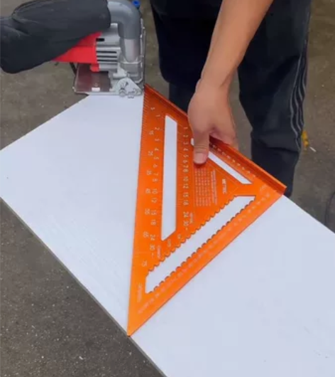 Imbot铝合金三角尺高精度多功能加厚木工...