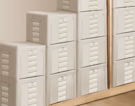 牛津布收纳箱布艺衣物被子整理盒衣服家用折叠...