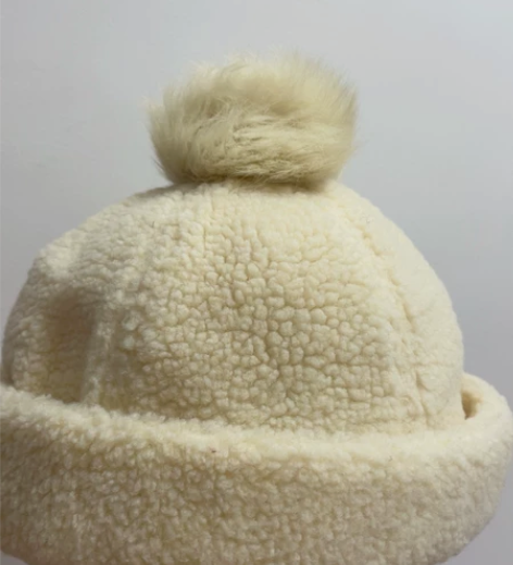 冬天毛绒帽子针织毛球帽子可调节大小 感兴趣...