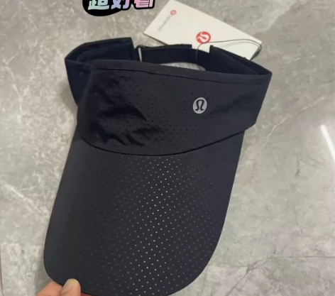 lululemon防晒无顶帽遮阳鸭舌帽女速...