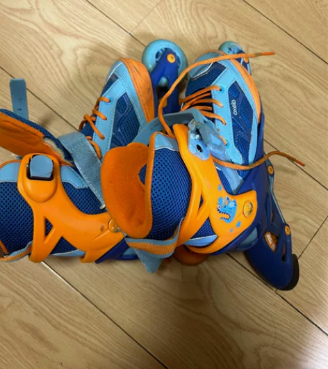 男童溜冰鞋，35-38码，总共穿没超过3次...