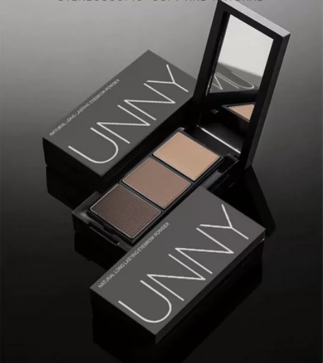 UNNYULOB立体眉粉三色眉粉防水不晕染...