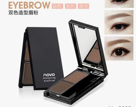全新眉粉彩妆NOVO自然双色眉粉 双色渐变...