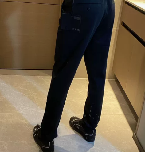 闲置全新Prada普拉达直筒弹力免烫修身男...