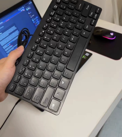 促销价-办公笔记本外接小键盘有线小键盘电脑...