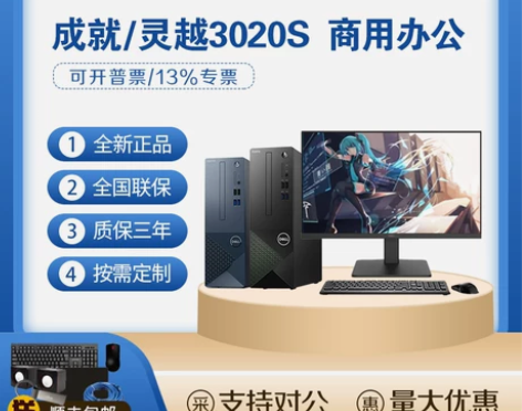 戴尔灵越/成就3020S 13代酷睿办公家...