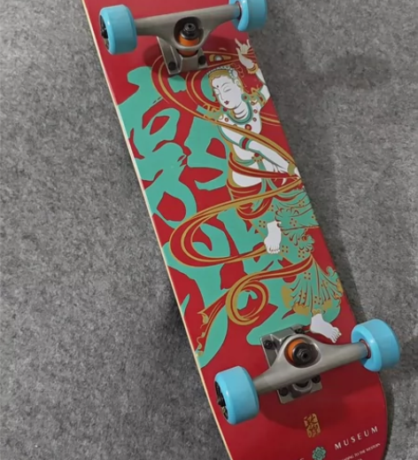 沸点JUSTICE敦煌滑板飞天双翘板王一博...