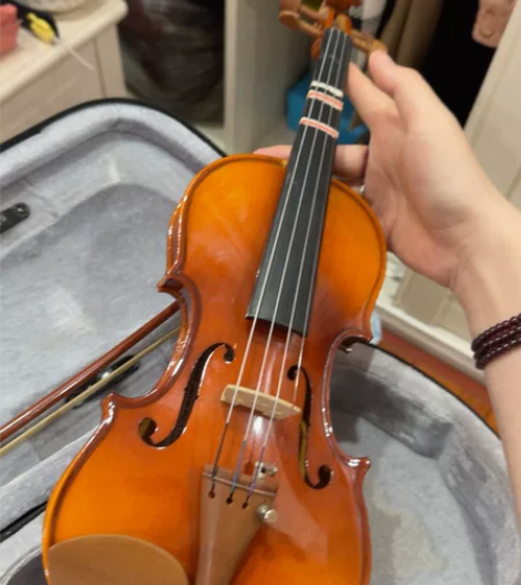 别人送的小提琴 放在家没有用随随便便卖了吧...