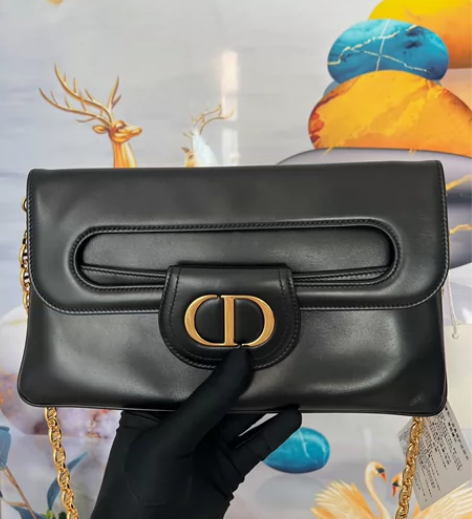 ?99新Dior double 黑色女士链...