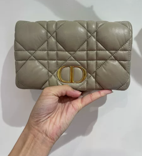 ?DIOR迪奥?CARO系列? 手拿包?金...